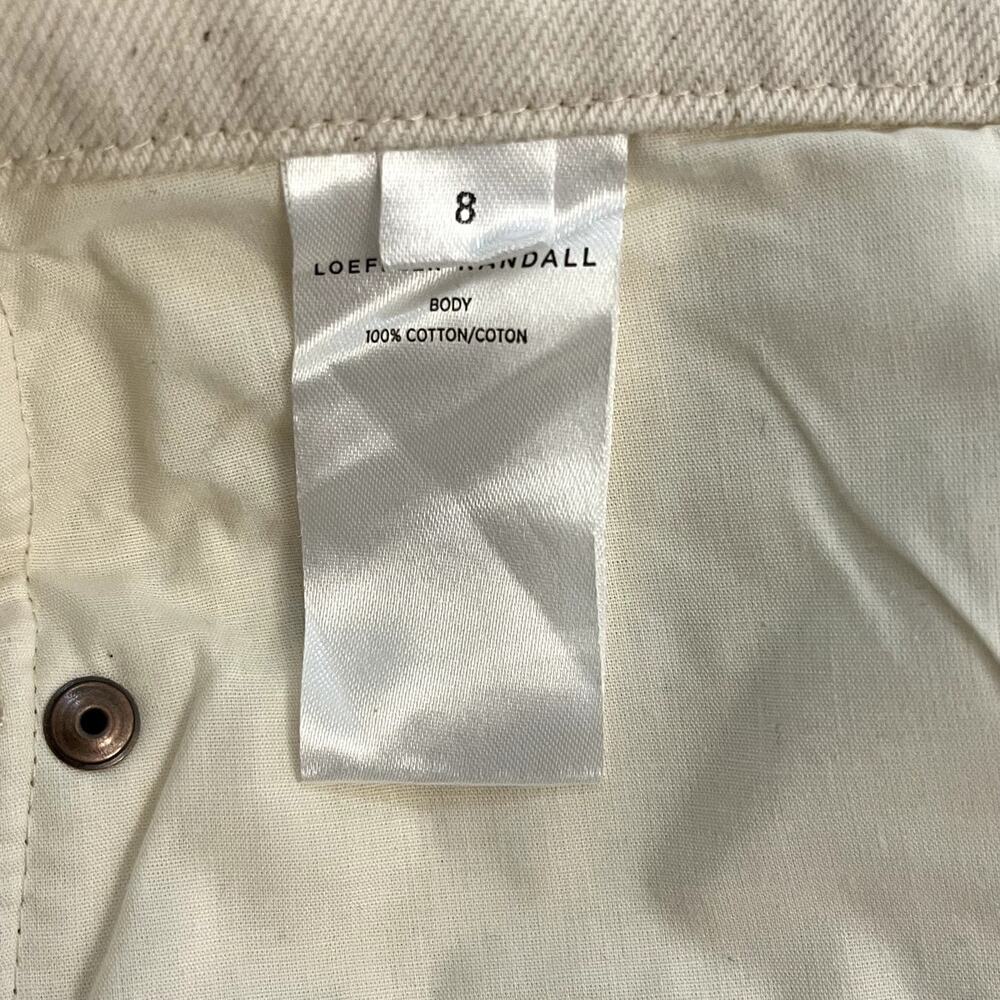 Loeffler Randall Demi Embroidered Pant Natural - Picture 6 of 9